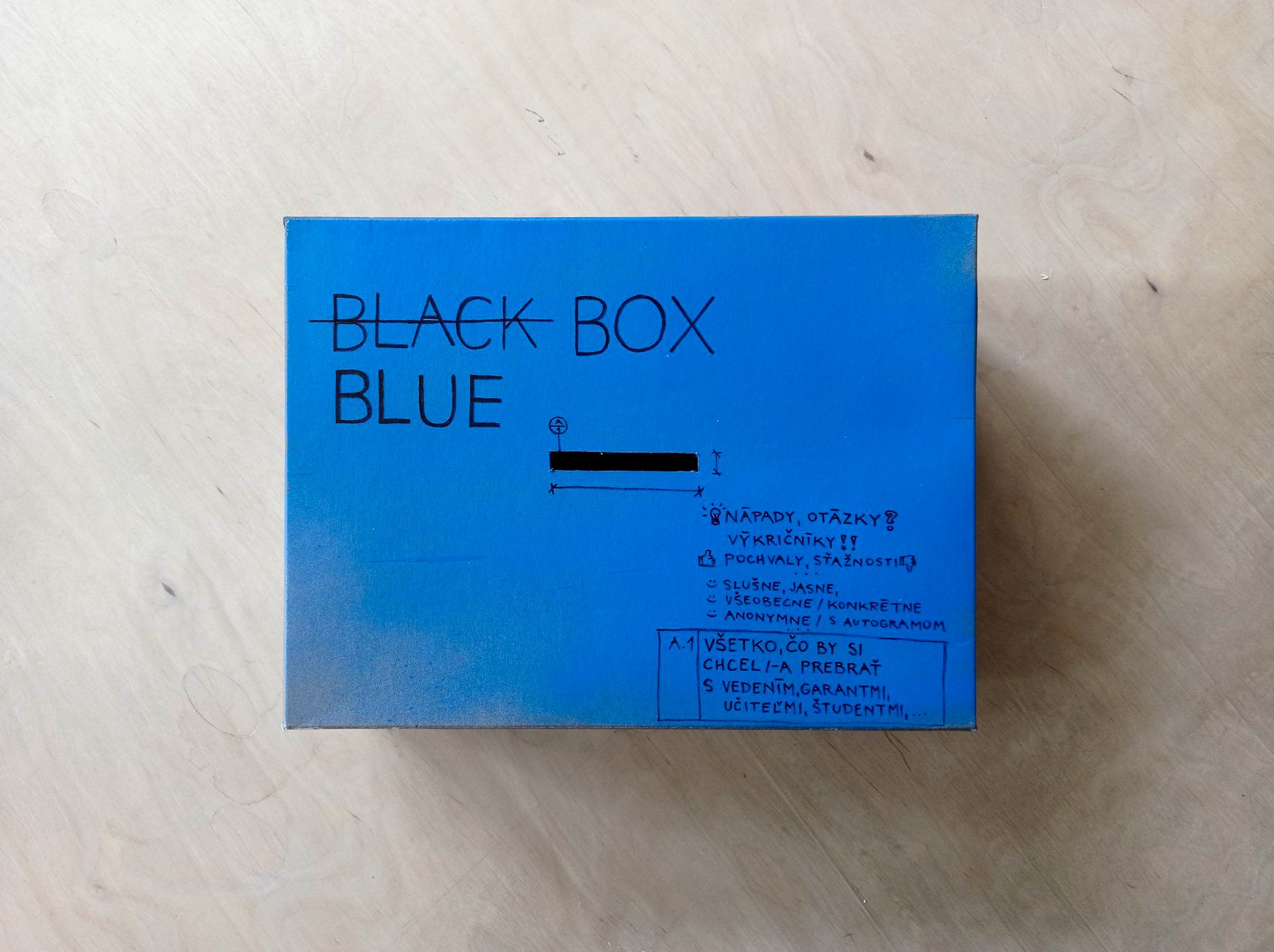 B̶L̶A̶C̶K̶ BLUE BOX