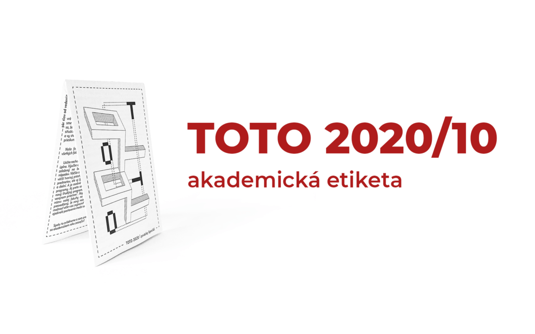TOTO 2020/10 ⋮ akademická etiketa