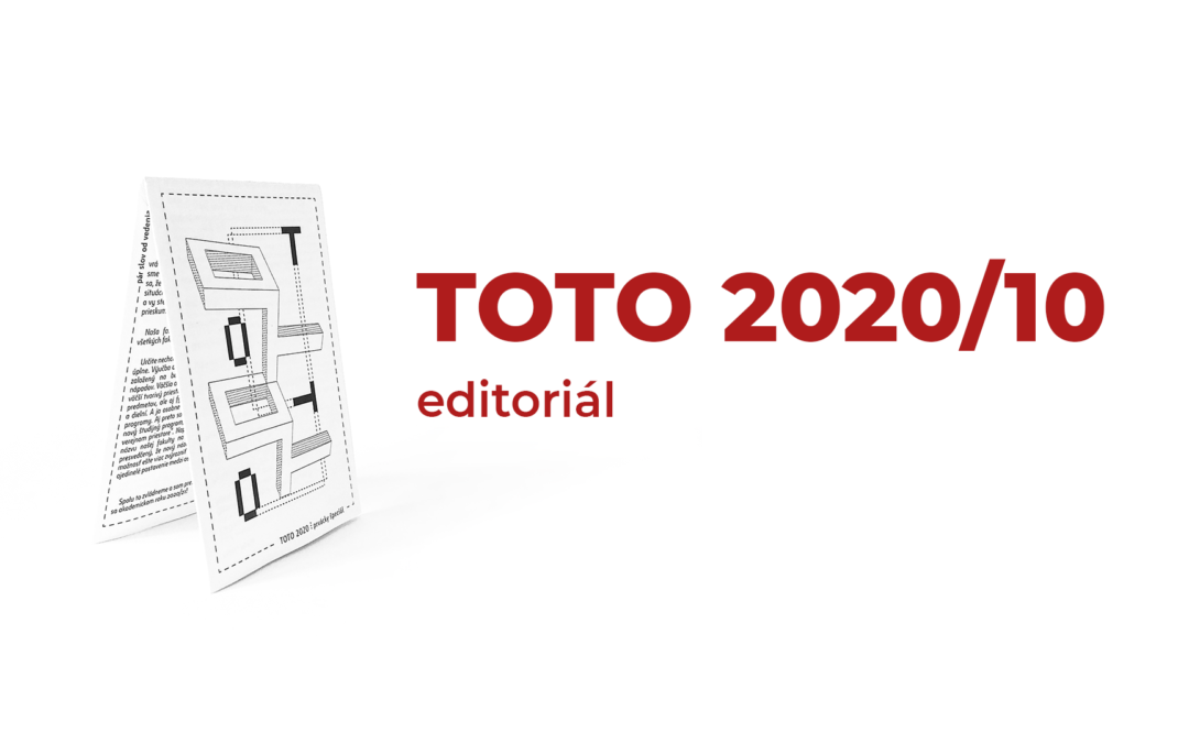 TOTO 2020/10 ⋮ editoriál